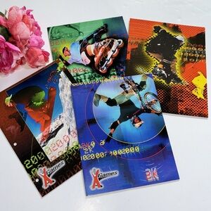 Xgames Skateboarding School Folder Lot Of 2 Back To School ESPN 2000 Y2K